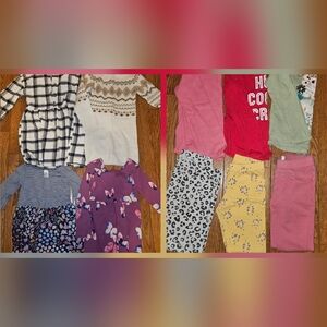 Girls Size 6 Fall Winter Lot Bundle